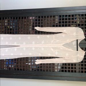 Free People boho Long sleeve Maxi